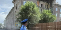 Обрушение подъезда жилого дома попало на видео - МОЁ! Липецк