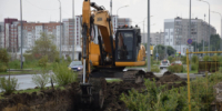 В Заозёрном районе Кургана ремонтируют тепломагистраль - Новый мир