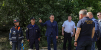 Юрий Слюсарь лично проконтролировал ход ликвидации последствий атаки БПЛА в городе Гуково - Администрация Ростовской области