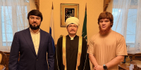 Главный Муфтий Шейх Равиль Гайнутдин принял спортсмена UFC Шарабутдина Магомедова - Совет муфтиев России