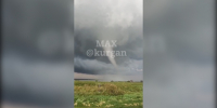 Смерч в Курганской области / Фото: стоп-кадр с видео MAX-канала «ЧП Курган» - ИА Амител