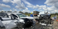 1 августа в 12:20 на 16 км автомобильной дороги «Обход г.Сызрань» в Сызранском районе произошло столкновение двух автомобилей Geely и Hyundai Tucson. - НИА Самара