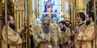 Праздничное богослужение в день обретения мощей прп. Серафима Саровского - Псково-Печерский Монастырь