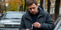 мужчина алименты машина авто ключи водитель ИИ - О чём Говорит Смоленск