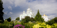 В день памяти преподобного Серафима Саровского Святейший Патриарх Кирилл совершил Божественную литургию в Серафимо-Дивеевском монастыре - Нижегородская епархия