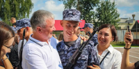 Присягу приняли военнослужащие по призыву специального моторизованного Измайловского полка СЗФО Росгвардии - Spbdnevnik.ru