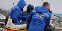 учения, условное ДТП, госпитализация, носилки, скорая медпомощь - О чём Говорит Смоленск