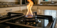 В одном из домов Благовещенска возник пожар на кухне - Amur.Life