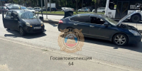 В столкновении двух иномарок на проспекте Строителей пострадала женщина - ИА Версия-Саратов