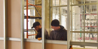 Мэр Сергей Шелест посетил стройплощадку школы в микрорайоне Серебряный Берег - Вечерний Омск