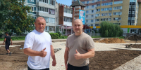 В Новом городе завершается благоустройство аллеи бульвара Киевский - Городская Дума