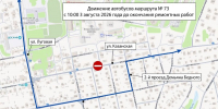 Маршрут № 73 временно скорректируют - Город Пенза