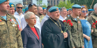 В день памяти пророка Илии и празднования Дня Воздушно-десантных войск священник принял участие в торжественном мероприятии - Ханты-Мансийская Митрополия
