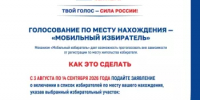 На выборах в Госдуму начинает работать «Мобильный избиратель» - Дуванский район