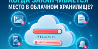 Что происходит, когда заканчивается место в облачном хранилище? - Министерство цифрового развития и связи