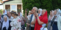 В Серпухове прошла праздничная литургия в день Ильи Пророка, которую возглавил архиепископ Подольский и Люберецкий Аксий. - ОТВ-Серпухов