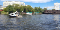 На акватории реки Москвы в микрорайоне Павшино проведён межведомственный рейд - ГУ МЧС МО