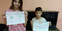 В Алешковичском ДК открылась выставка рисунков ко Дню Воздушно-десантных войск - Рассвет