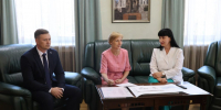 Назначение Владимира Коробейникова. Фото: Абакан.рф - Пульс Хакасии