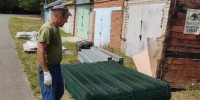 Ограждение кладбища в Каскадном. - Андроповский район