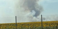 В Азовском районе ликвидируют крупный ландшафтный пожар - Azov.DonDay.Ru