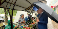 Иван Сухарев посетил городской рынок Стерлитамака - ЛДПР
