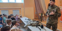 Ветеран СВО провёл урок мужества для ребят из Мокроусовского округа - Новый мир