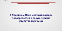 В Лодейном Поле местный житель подозревается в покушении на убийство мужчины - Следственный комитет