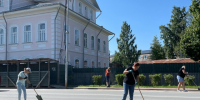 «Делаем Устье красивее»: акция по благоустройству продолжается. - Усть-Кубинский округ
