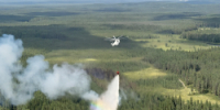 Лесные пожарные ХМАО остановили огонь в километре от газопровода - 2Goroda.Ru