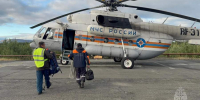 На севере Красноярского края спасатели МЧС России эвакуировали туристов - Газета Красноярский рабочий