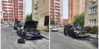 Две иномарки сгорели в Новосибирске ночью 4 августа - Gorsite.Ru