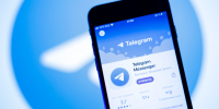 Мессенджер Telegram на смартфоне - ИА Общественная служба новостей