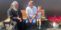 Встреча с настоятелем Фото из личного архива - IrkutskMedia.Ru
