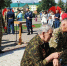Седые ветераны и молодые парни склонили головы, вспоминая тех, кто погиб на полях сражений ради Родины. Фото: Миляуша Сиразетдинова, «Красное знамя Нефтекамск». - Красное Знамя