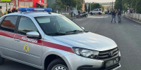 В Темрюке сотрудники Росгвардии на время перекрывали дорогу из-за загоревшегося автомобиля - 24Krasnodar.Ru