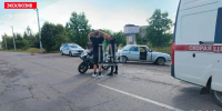 Мотоциклиста госпитализировали после ДТП Великих Луках - InformPskov.Ru