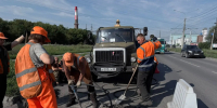 В Барнауле продолжается сезонный ремонт улично‑дорожной сети - Администрация г. Барнаул