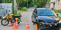 В Кирово-Чепецке в ДТП с автомобилем и мотоциклом пострадали два подростка - Город Ч.