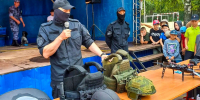 В детском оздоровительном лагере «Лесная сказка» Республики Марий Эл прошла акция «Каникулы с Росгвардией» - Росгвардия