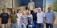 Сотрудники Аппарата облсовета и волонтеры направили гумгруз в военно-полевой госпиталь - Совет народных депутатов