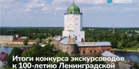 Итоги регионального конкурса экскурсоводов к 100-летию Ленинградской области - Комитет общественных коммуникаций