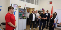Михаил Ведерников посетил Центр Движения Первых в Дно - Правительство Псковской области