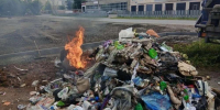 В Оренбурге прямо во время движения в кузове мусоровоза загорелись отходы - ProOren.Ru