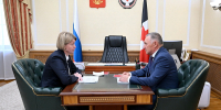 Ольга Абрамова встретилась с Председателем Государственного Совета Удмуртии Владимиром Невоструевым - Глава и Правительство Удмуртской Республики