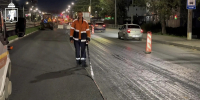 На Московском проспекте приступили к укладке верхнего слоя асфальта по основной магистрали - Мэрия города