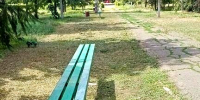 Благодаря поддержке и активной помощи КФХ «Вера» парк в п.Октябрьском Ейского района заметно преобразился - Администрация Ейского района
