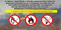 В Калмыкии на землях лесного фонда вводят временные ограничения - Интернет-газета Степные вести