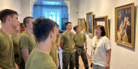 Сегодня в Пензенской областной картинной галерее участники юнармейских военно патриотических сборов «Гвардеец» открыли для себя сокровищницу искусства - Картинная галерея им. К.А. Савицкого
