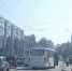 Два автобуса застряли посреди дороги из-за висящих проводов в Воронеже - МОЁ! Online